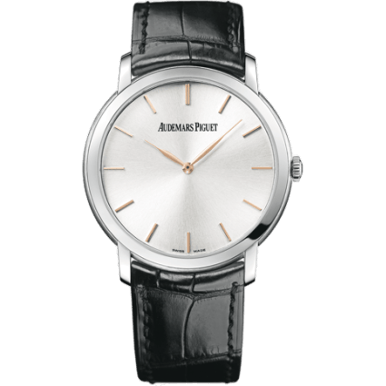 Jules Audemars 15180 Extra-Thin White Gold / Silver