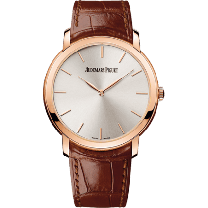 Jules Audemars 15180 Extra-Thin Pink Gold / Silver