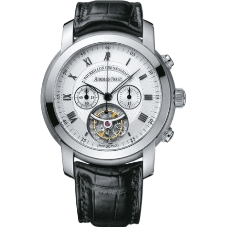 Jules Audemars Tourbillon Chronograph White Gold / Silver