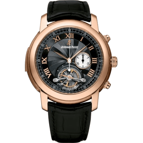 Jules Audemars Minute Repeater Tourbillon Chronograph Pink Gold / Black