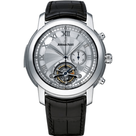 Jules Audemars Minute Repeater Tourbillon Chronograph Platinum / Silver