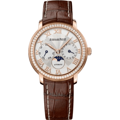 Jules Audemars Day & Date Pink Gold / Diamond / Silver