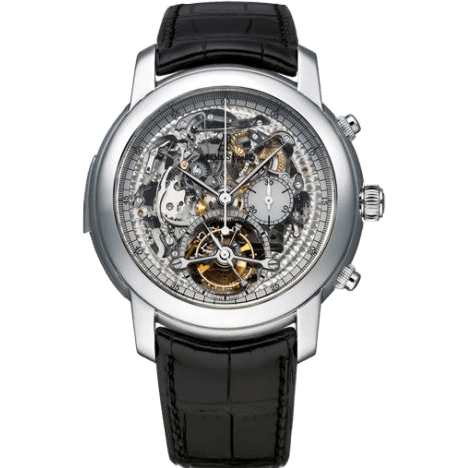 Jules Audemars Minute Repeater Tourbillon Chronograph Platinum / Openworked