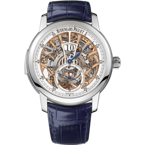Jules Audemars Minute Repeater Jumping Hours Platinum / Openworked
