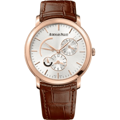 Jules Audemars 26380 Dual Time Pink Gold / Silver
