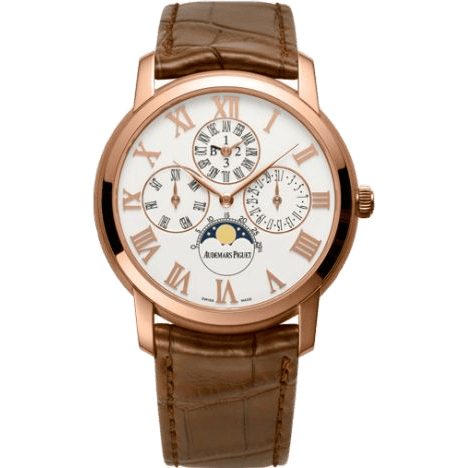 Jules Audemars Dragon Perpetual Calendar Pink Gold / White
