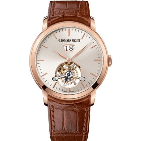 Jules Audemars Tourbillon Grande Date Pink Gold / Silver