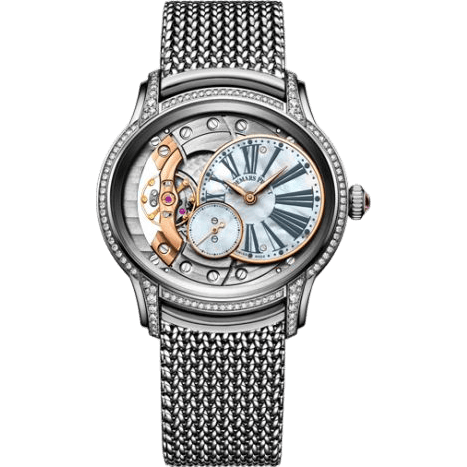 Millenary Hand-wound White Gold / Mother of Pearl / Bracelet