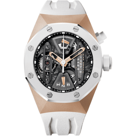 Royal Oak Concept 26223 Tourbillon Chronograph Pink Gold / White Ceramic