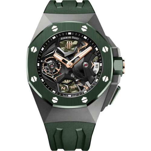Royal Oak Concept GMT Tourbillon Titanium / Green