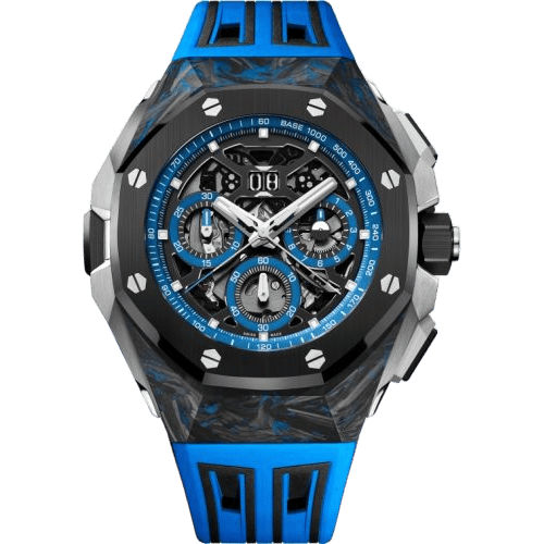 Royal Oak Concept Split Second Chronograh GMT Large Date CFT Carbon - Titanium / Skeleton
