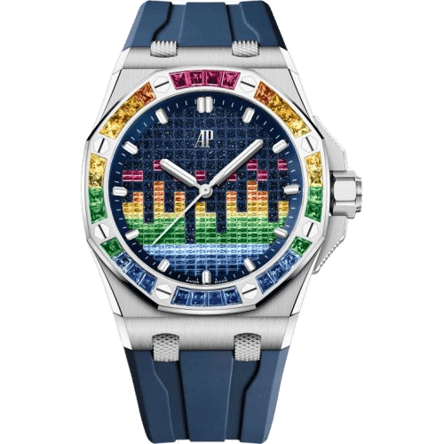 Royal Oak Offshore Selfwinding Music Edition White Gold - Rainbow / Aventurine