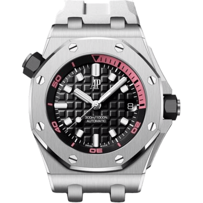 Royal Oak Offshore Diver Stainless Steel / Black - Pink