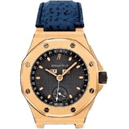 Royal Oak OffShore 25808 Full Calendar Yellow Gold / Blue