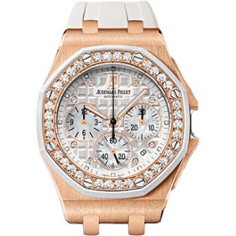 Royal Oak OffShore 26048 Lady Chronograph Pink Gold / White