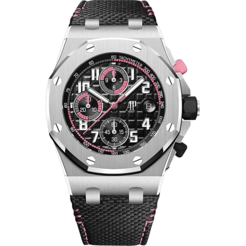 Royal Oak Offshore Stainless Steel / Black - Pink / Bracelet