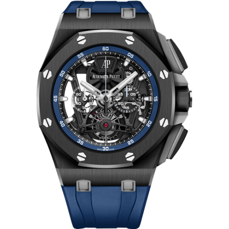 Royal Oak Offshore Tourbillon Chronograph Openworked Ceramic / Rubber