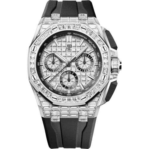 Royal Oak Offshore 43 White Gold - Baguette / Baguette