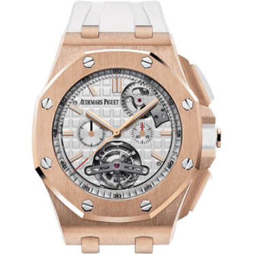 Royal Oak Offshore Tourbillon Chronograph Peripheral Red Gold / White
