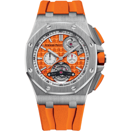 Royal Oak Offshore Tourbillon Chronograph Selfwinding Stainless Steel / Orange