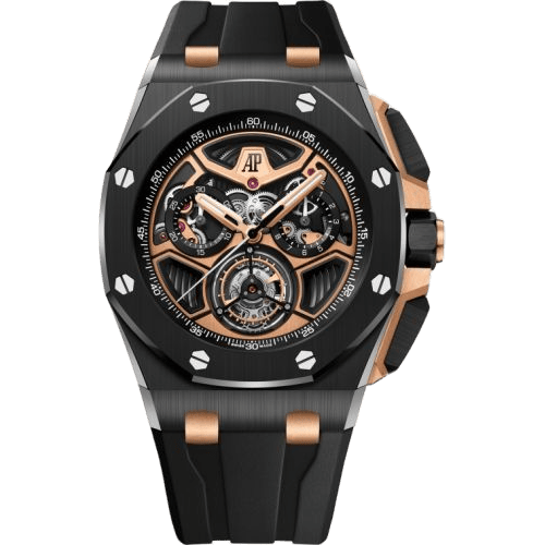 Royal Oak Offshore Flying Tourbillon Chronograph Ceramic - Pink Gold