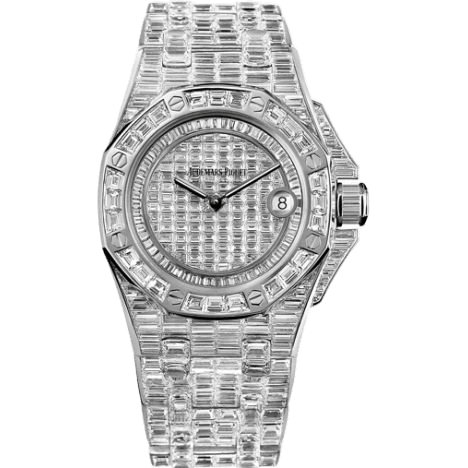 Royal Oak OffShore 67543 Lady Quartz Full Baguette