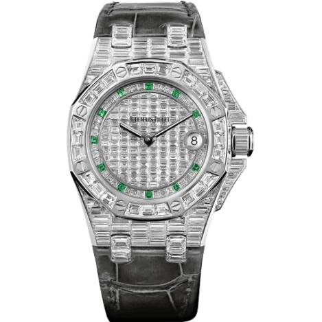 Royal Oak OffShore 67543 Lady Quartz Emerald Hour