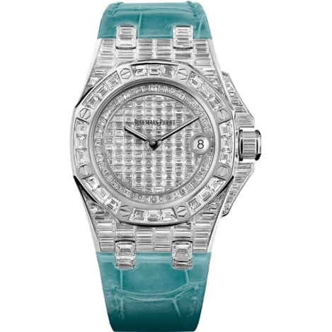 Royal Oak OffShore 67543 Lady Quartz Emerald Hour