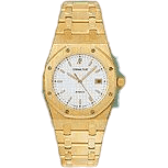Royal Oak 15000 Date Yellow Gold / White