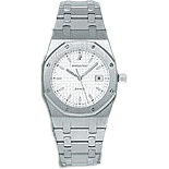 Royal Oak 15000 Date Stainless Steel / White