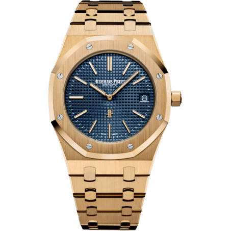Royal Oak Extra-Thin Yellow Gold / Blue