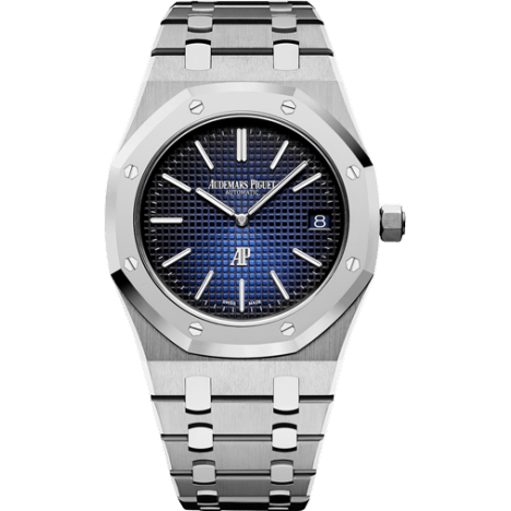 Royal Oak Extra-Thin Titanium / Platinum / Blue
