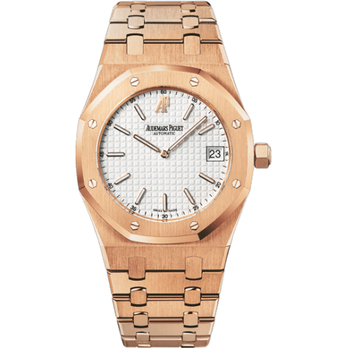 Royal Oak Extra-Thin Pink Gold / Silver