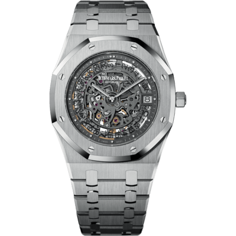 Royal Oak Openworked 15203 Extra-Thin 40th Anniversary Platinum
