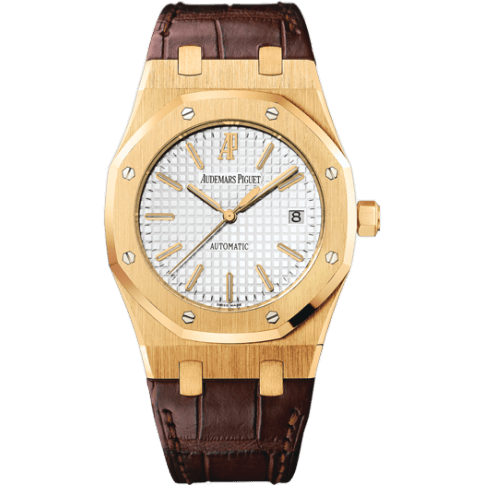 Royal Oak 15300 Yellow Gold / Silver/ Strap