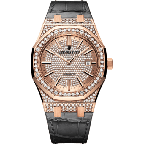 Royal Oak 15402 Pink Gold / Diamond