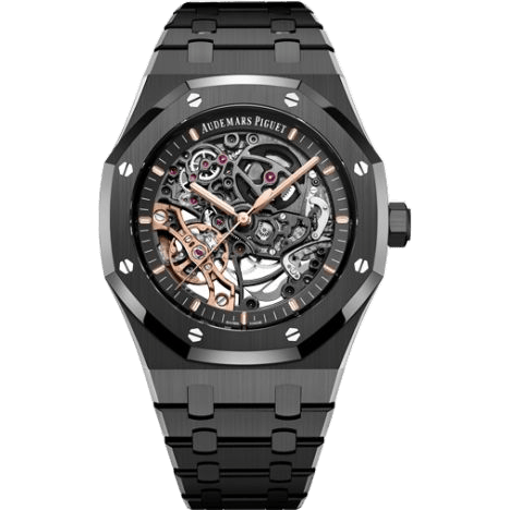 Royal Oak 41 Double Balance Wheel Openworked Black Ceramic