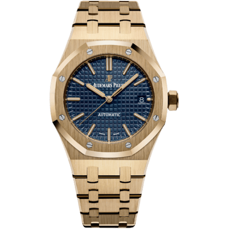 Royal Oak 15450 Selfwinding Yellow Gold / Blue
