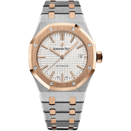 Royal Oak 15450 Selfwinding Stainless Steel / Pink Gold / Silver