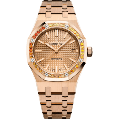Royal Oak 15451 Selfwinding Pink Gold / Pink / Sapphire