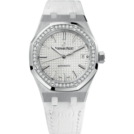 Royal Oak 15451 Selfwinding Stainless Steel / Diamond / Silver / Strap
