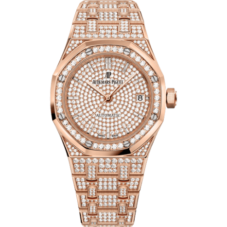 Royal Oak 15452 Selfwinding Pink Gold / Diamond / Diamond