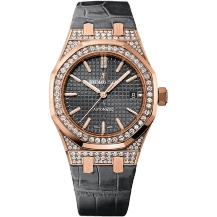 Royal Oak 15452 Selfwinding Pink Gold / Slate / Strap
