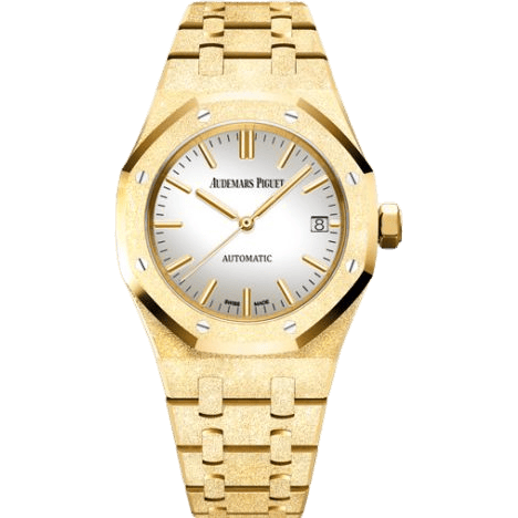 Royal Oak 15454 Selfwinding Frosted Yellow Gold / Silver