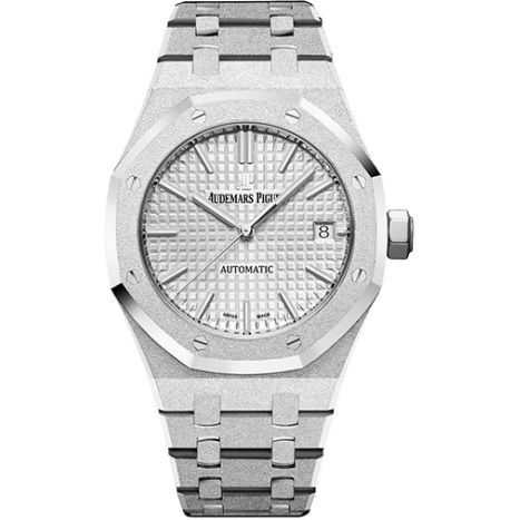 Royal Oak 15454 Selfwinding Frosted White Gold / Silver
