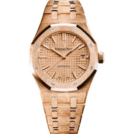 Royal Oak 15454 Selfwinding Frosted Pink Gold / Pink