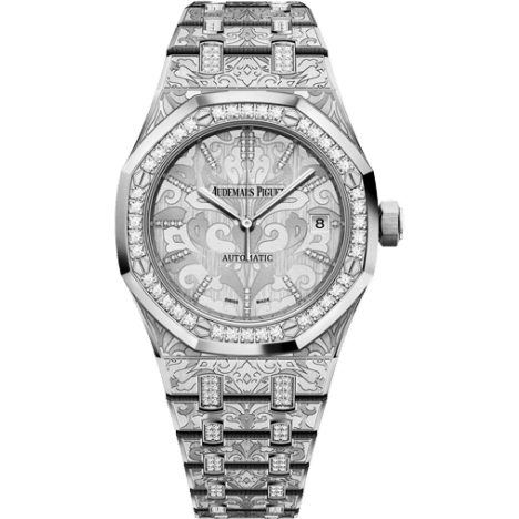 Royal Oak 15456 Selfwinding White Gold / Cashmere