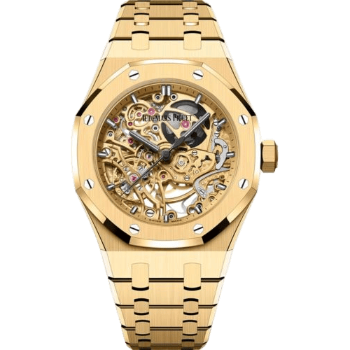 Royal Oak 37 Double Balance Wheel Openworked Yellow Gold