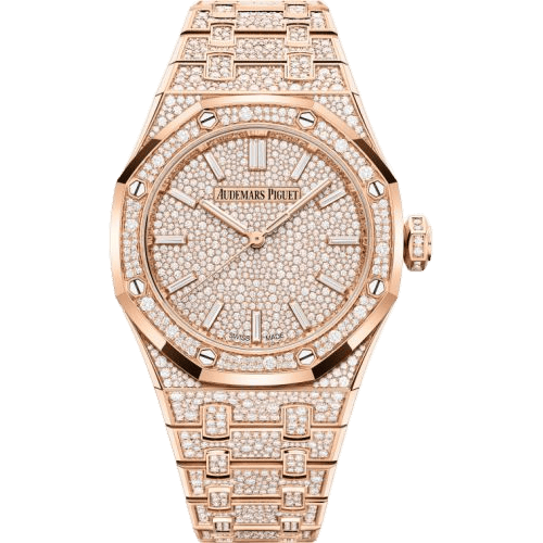 Royal Oak Selfwinding 37 Pink Gold - Snow-Set