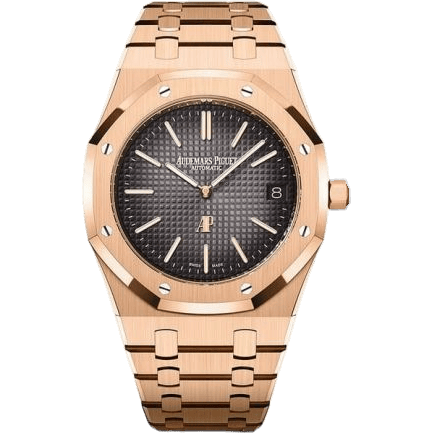 Royal Oak Extra-Thin Pink Gold / Grey / 50th Anniversary
